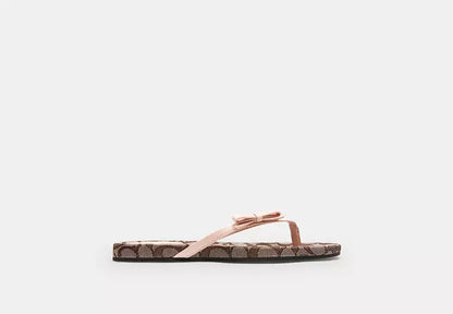 Bow Flip Flop In Signature