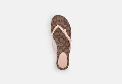 Bow Flip Flop In Signature