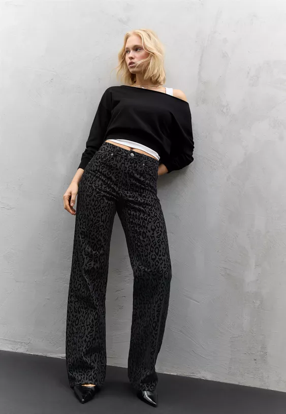 Leopard Jeans