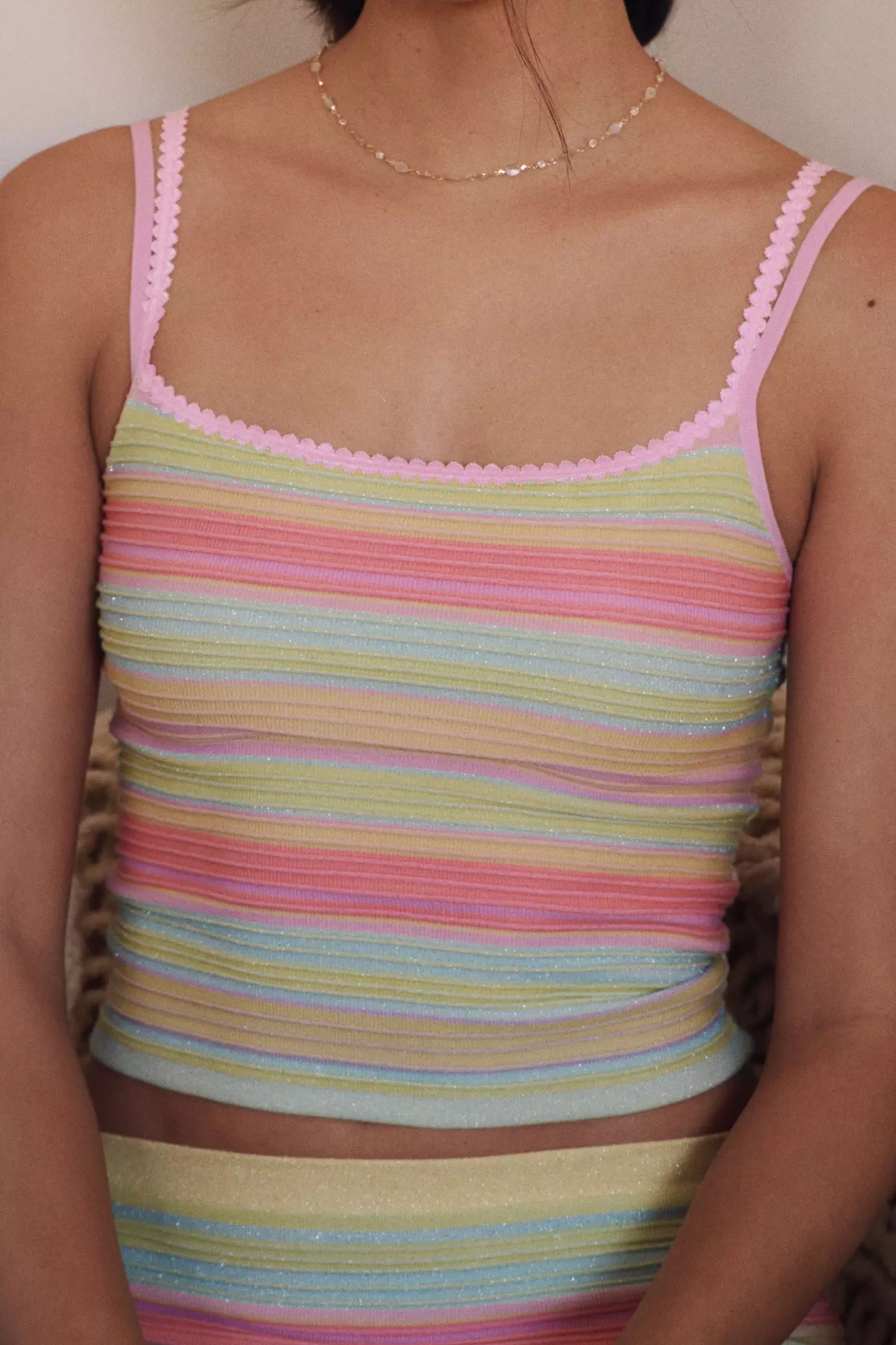 Pastel Strap Top