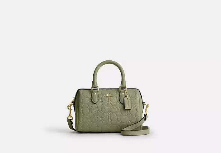 Mini Rowan Crossbody Bag In Signature Leather