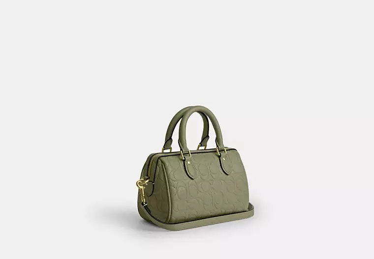 Mini Rowan Crossbody Bag In Signature Leather